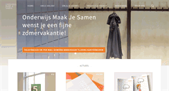 Desktop Screenshot of onderwijsmaakjesamen.nl
